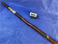 BSA Metal Badges Wood Walking Stick, 59"