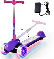 Electric Scooter for Kids  3 Wheel  Pink