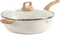 CAROTE 12.5 Nonstick Deep Fry Pan w/ Lid