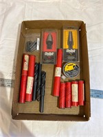 Flat of drillbits