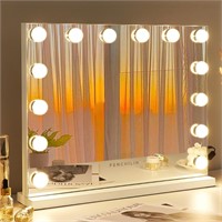 FENCHILIN Vanity Mirror  14 LED  3 Colors 50x40cm