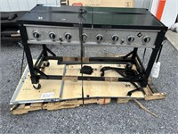 8 Burner gas grill- used
