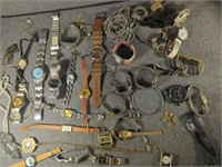 Big Lot of Unsearched Watches and Jewelry