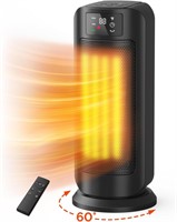 Ceramic Space Heater  Indoor  Black