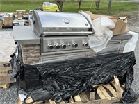 Stack stone 5 burner gas grill