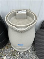 Used rain barrel