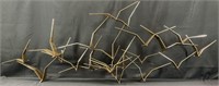 Curtis Jere Birds in Flight Metal Wall Sculpture