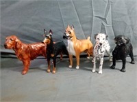Royal Doulton Collection of Dogs Measure From 5"-