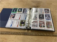 Binder with Baseball cards