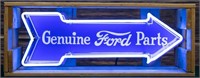 Ford “Genuine Ford Parts” Neon Sign In Crate
