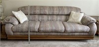 Stratford Fabric Sofa w/Wood Trim, Heavy