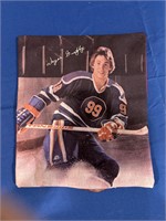 Wayne Gretzky unstuffed pillow