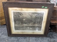 Large antique frame