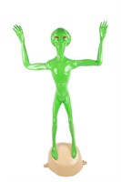 Life-size Retro Green Alien Statue