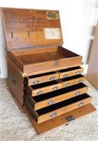 Unusual 1912 Machinist tool chest