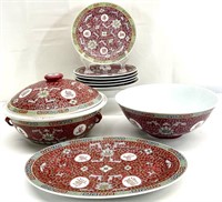 9pc Chinese Jingdezhen Porcelain Dinnerware