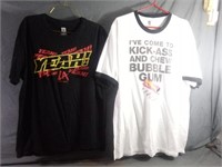 WWE Size XL T-shirts "LA Night" & Roddy Piper
