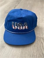 Vintage USA Zip Strap Hat