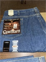 Carhartt size 48x32 relaxed fit jeans