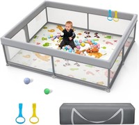 Palopalo Baby Playpen, 71"x59" Extra Large Playard