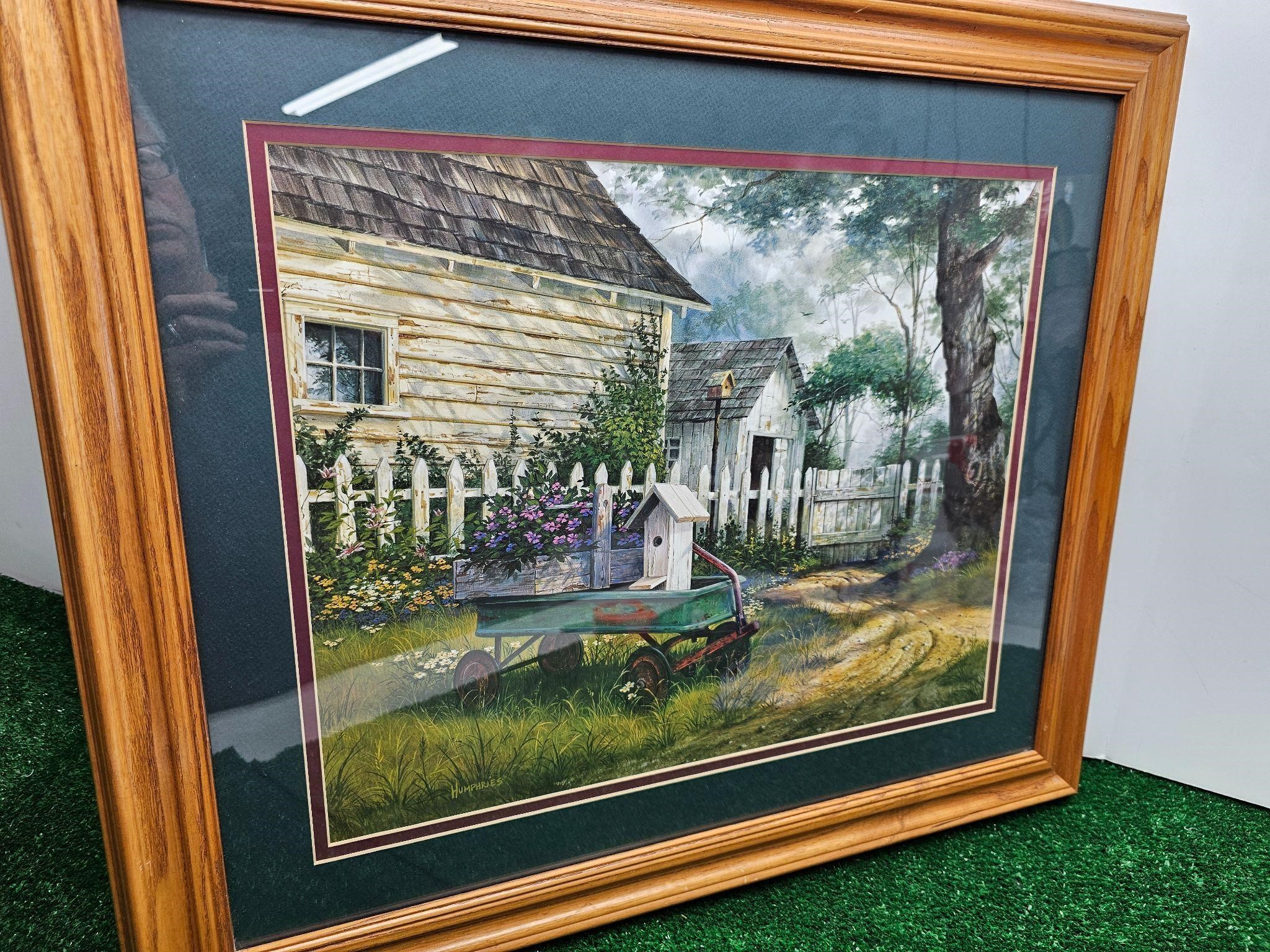 Antique Wagon Print - Michael Humphries Resale$140