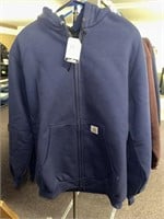 Carhartt hooded sweatshirt jacket size M