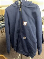 Carhartt size LT hooded sweatshirt jacket