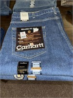 2 pair Carhartt jeans size 38x36