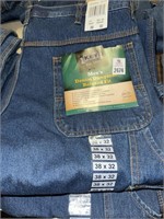 2 pair Key dungaree jeans size 38x32