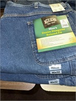 2 pair Key dungaree jeans size 46x32