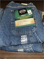 2 pair Key size 33x30 dungaree jeans