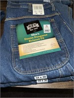 2 pair Key size 34x30 dungaree jeans