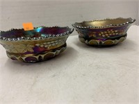 Grape Decor Glass Bowls