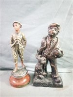 Vintage Style Sculptures Measure From 9.5"- 10"