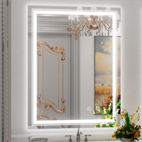 Dimmable LED Bathroom Mirror  28x36 Inch