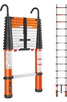 LUISLADDERS Aluminum Telescoping Ladder 12.5ft