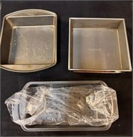 Rectangular Metal Baking Dishes