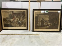 Antique frames and wall art