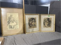 Miscellaneous wall art and frames