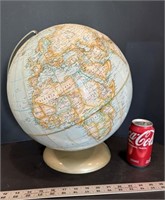 Vtg. Rotating World Globe