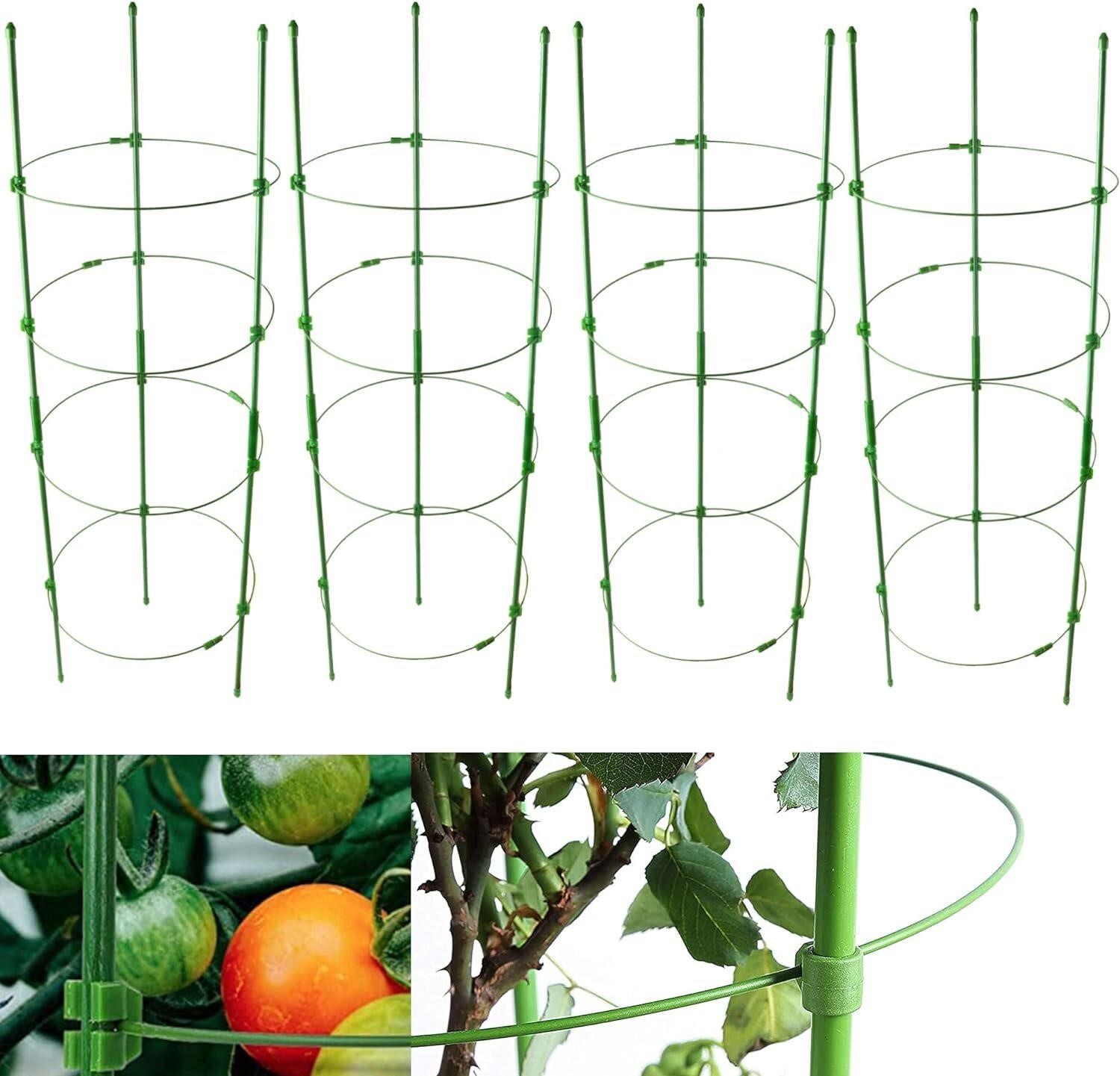 4FT Adjustable Tomato Plant Support Cages