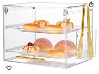 2 Tray Countertop Bakery Display Case, Acrylic