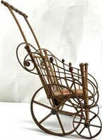 Victorian Bent Wood Baby Doll Carriage