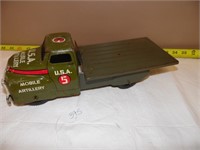 TIN MILITARY FLAT BED TRUCK