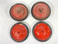 4 Vintage Scooter/Toy Wagon Wheels