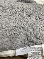 Cymula Twin Sherpa Grey Fitted Sheet.