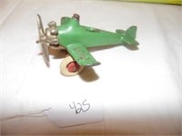 METAL TOY AIRPLANE, MARKED HUBLEY