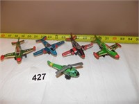 5 MILITARY AIRCRAFTS, TOY
