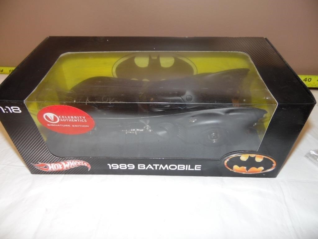 BATMOBILE, SIGNED BY MICHAEL KEATON