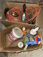 Trebble light, extension cords, etc.